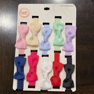 10 pieces GG Bow Headwraps